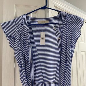 Size 8 LOFT button down dress